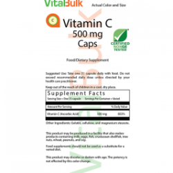 VITAMIN C 500 MG - 1000 CAPSULES