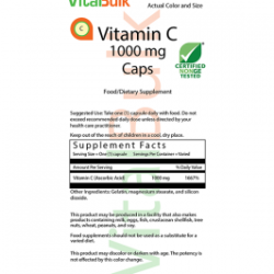 VITAMIN C 1000 MG - 1000 CAPSULES