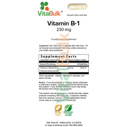 VITAMIN B1 250MG – 100 CAPSULES