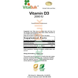 VITAMIN D3 2000 IU – 100 SOFTGELS