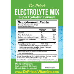 ELECTROLYTE MIX - LEMON LIME FLAVOR – 30 INDIVIDUAL PACKETS