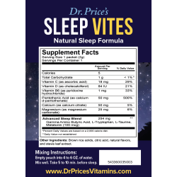 SLEEP VITES – NATURAL SLEEP FORMULA - 30 INDIVIDUAL PACKETS