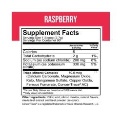 ELECTROLYTE MIX - RASPBERRY FLAVOR – 90 SERVINGS