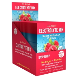 ELECTROLYTE MIX - RASPBERRY FLAVOR – 30 INDIVIDUAL PACKETS