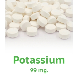 POTASSIUM 99MG – 250 TABLETS