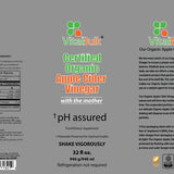 ORGANIC APPLE CIDER VINEGAR - 32 Oz. (946 ML) - PH ASSURED