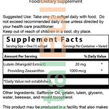 LUTEIN 20 MG – 30 SOFTGELS