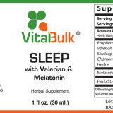 SLEEP - WITH VALERIAN & MELATONIN - 1 Oz. (30 ML)