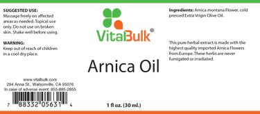 ARNICA OIL - 1 Oz. (30 ML)