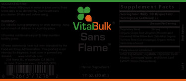 SANS FLAME LIQUID EXTRACT – 1 Oz. (30 ML)