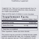 TAURINE 900 MG – 100 CAPSULES