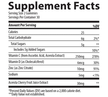 IMMUNITY GUMMIES Expiry date 9/24