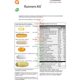 RUNNERS KIT PACKET – 30 PACKETS PER BOX
